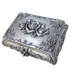 High-end Large Capacity Jewelry Storage Box with Three-dimensional Lock Buckle