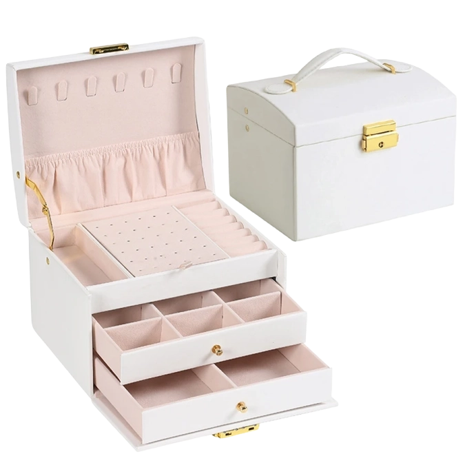 Three Layer Jewelry Box suitable for all kinds of jewelry storage