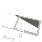 Car Sun Visor LED Vanity Mirror with Touch Screen & 3X Magnification