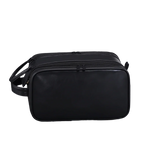 Large Multi Pocket Pure Leather Makeup Pouch