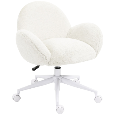Cute Fluffy Vanity Desk Chair