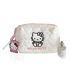 Hello Kitty Large Capacity Makeup & Cosmetic Pouch with Double Zipper for Girls