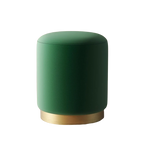 Modern Rounded Ottoman Vanity Stool