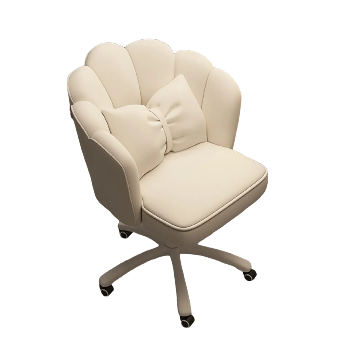 Velvet Petal Upholstered Vanity Desk Chair