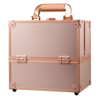 Portable Alloy Cosmetics Makeup Case