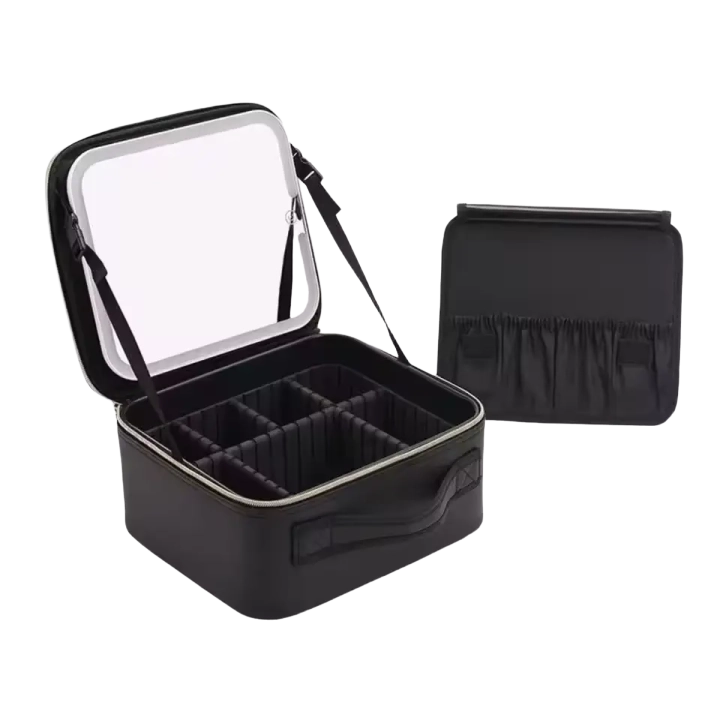 Travel Makeup Bag with Vanity Mirror [Small]