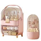 Makeup Storage Box With Brush Holder