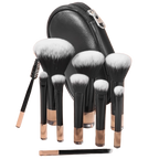 Premium Makeup Mini Brush Set With Pouch [10Pcs]