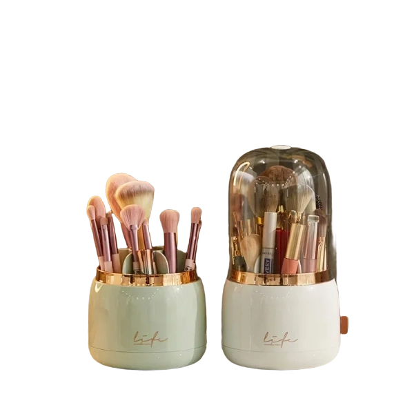 360° Rotating Makeup Brushes, Pencils and Lipsticks Organizer