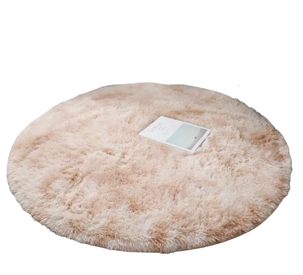Soft Fluffy Circular Rugs for Vanity Desk Chair