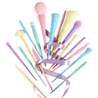 Multi-Color Makeup Brushes Set [17Pcs]