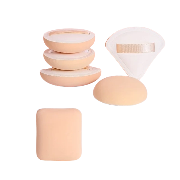 Triangle Shaped Makeup Powder Puff [5pcs]