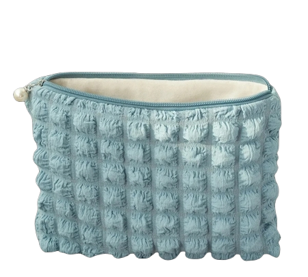 Travel Makeup & Cosmetic Pouch with Soft material and Zip