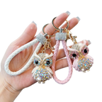 Owl Shaped Keychain For Purse & Backpack