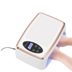 Rechargeable UV LED Nail Dryer Lamp 66W, 4 Timer Setting & 90 LED
