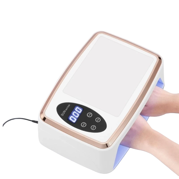 Rechargeable UV LED Nail Dryer Lamp 66W, 4 Timer Setting & 90 LED