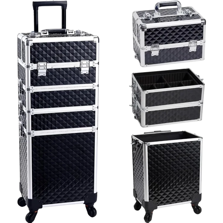 4 in 1 Rolling Makeup Train Case