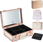Travel Makeup Case With LED Mirror