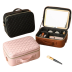 Makeup & Cosmetic Travel Box With LED Mirror [Small]