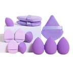 Velvet Triangle Powder Puff [12Pcs]