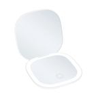 Foldable Compact Led Makeup Mirror 5x/10x Magnification