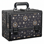 Professional Makeup Organizer Box With Mirror & 3 Trays