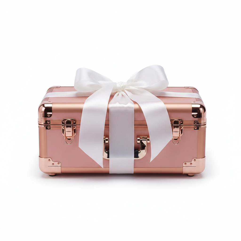 3 Tiers Rolling Makeup Train Case
