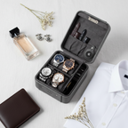 Watch Case & Jewelry Organizer with Combination Lock