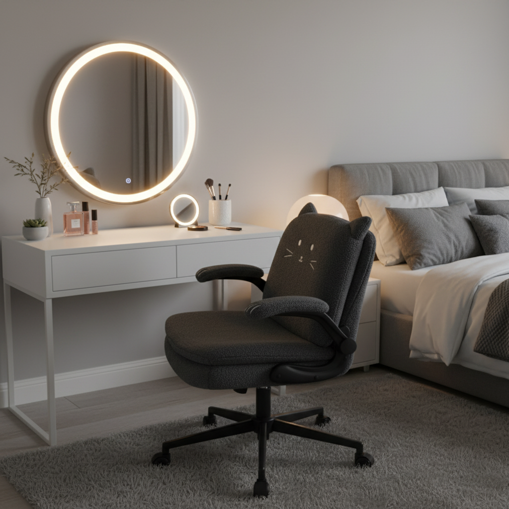 Criss Cross Vanity Chair with With 25" Seat