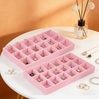 Jewelry Box Display Tray Set | Drawer Organizer | 2 Pcs