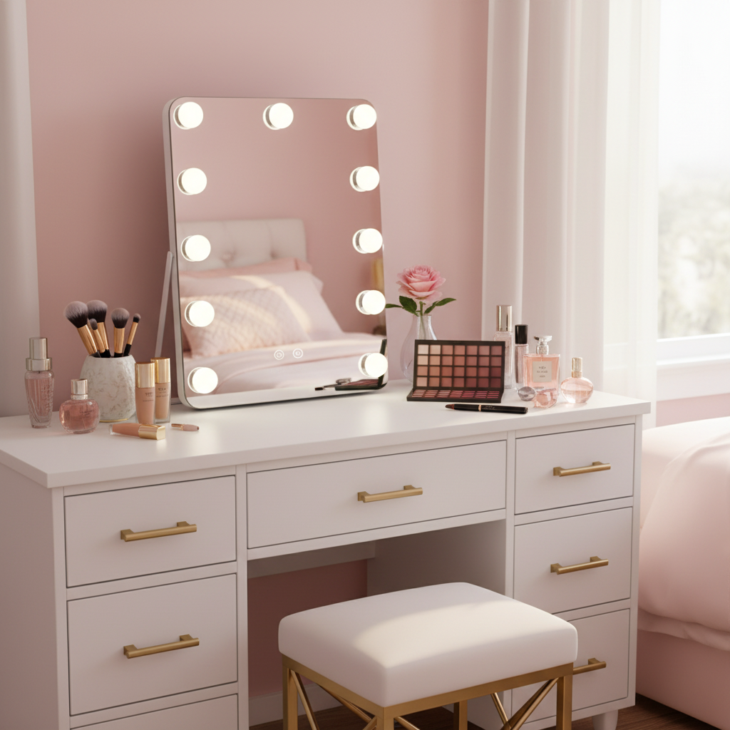 Hollywood Vanity Mirror With 11 LED Blubs - 14.6 Inches