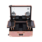 3 Tiers Rolling Makeup Train Case