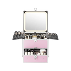 Makeup Case With Drawer - Icy Pink