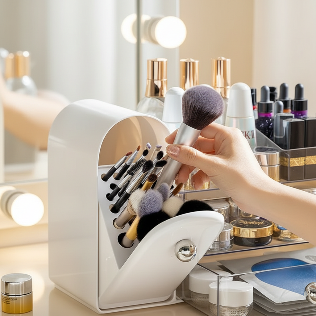 High-end Vanity Desk Makeup Organizer