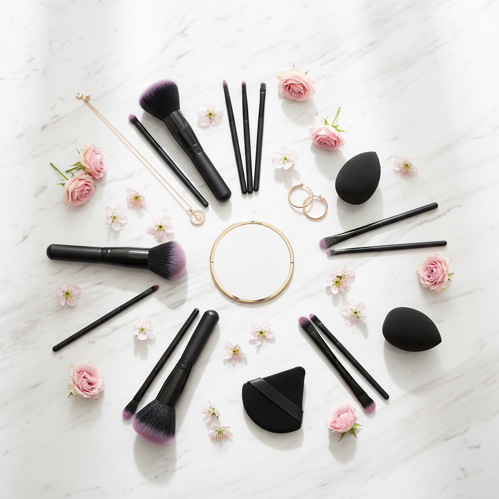 Makeup Brush Set - 17 Pcs