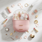 Large Capacity Makeup Organizers - Pink