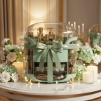Large Capacity Crystal Makeup Organizers - Mint Green