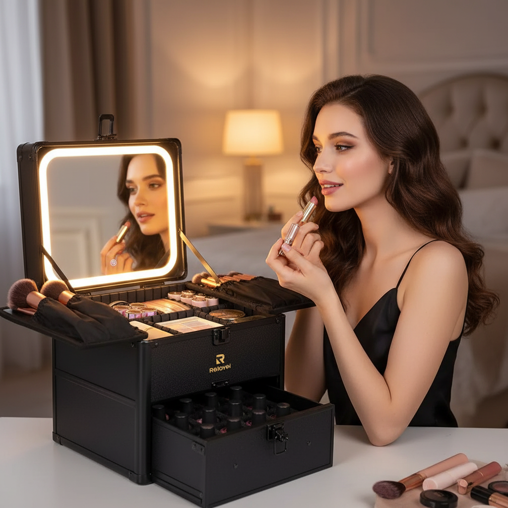 Dual Layer Makeup Case