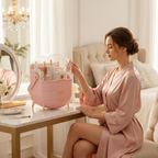 Large Capacity Makeup Organizers - Pink