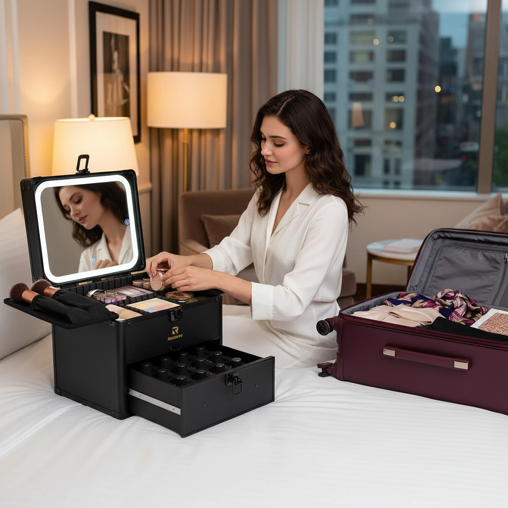 Dual Layer Makeup Case