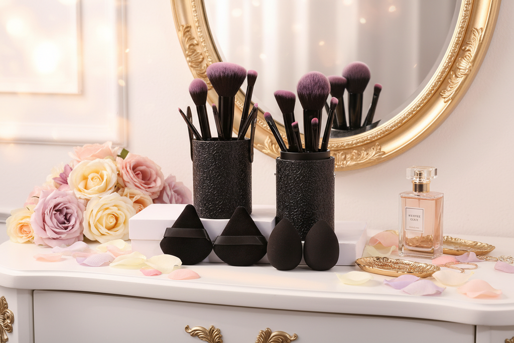 Makeup Brush Set - 17 Pcs