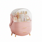 Large Capacity Makeup Organizers - Pink