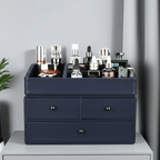 2 Tier Makeup Organizer With 3 Drawers