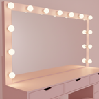 15 Drawers Vanity Set - Pink