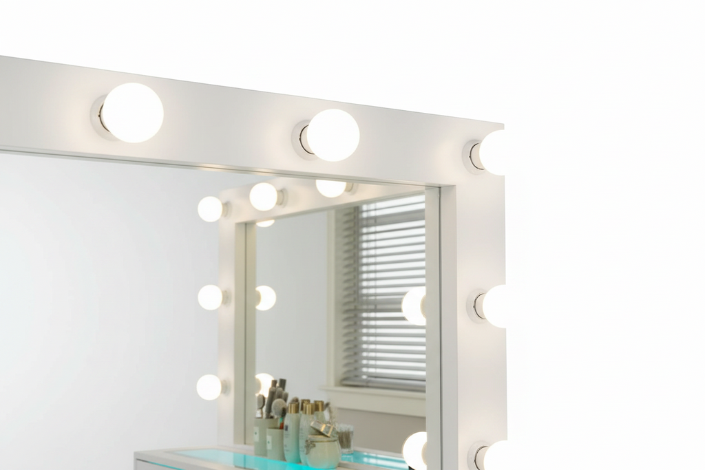 11 Drawers Vanity Set - White
