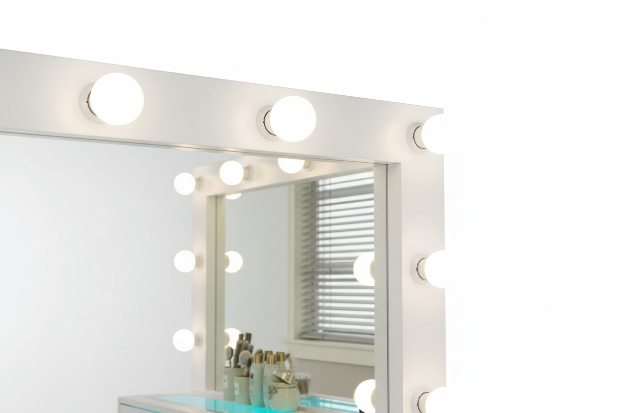 11 Drawers Vanity Set - White