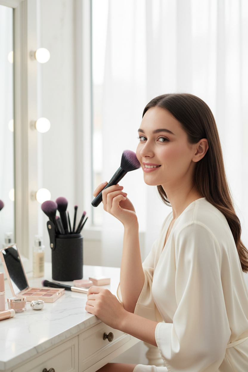 Makeup Brush Set - 17 Pcs