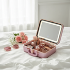 Portable Makeup Case With LED Mirror