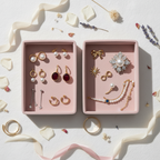 Jewelry Box Display Tray Set | Drawer Organizer | 2 Pcs