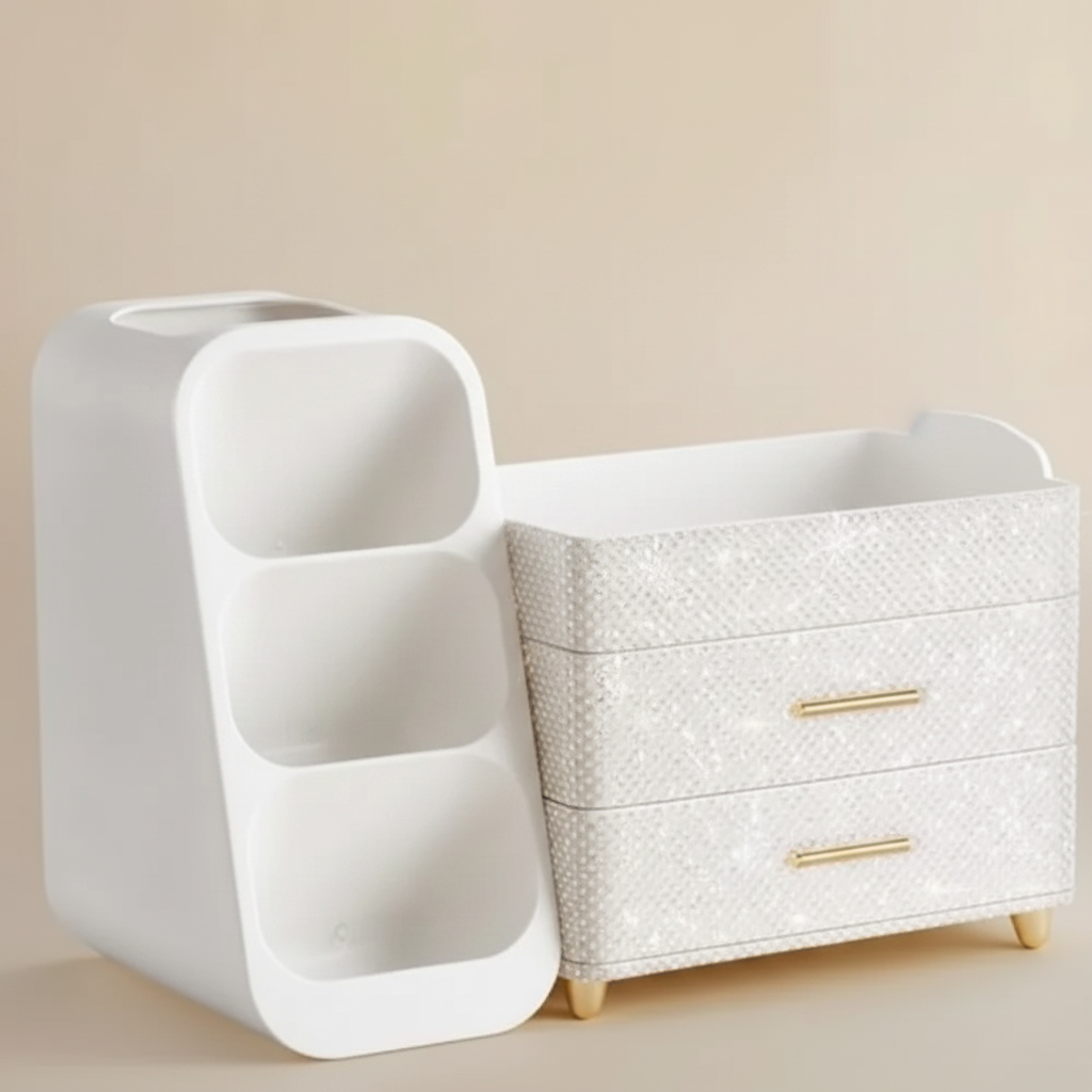 Large Capacity Makeup Organizer for Vanity
